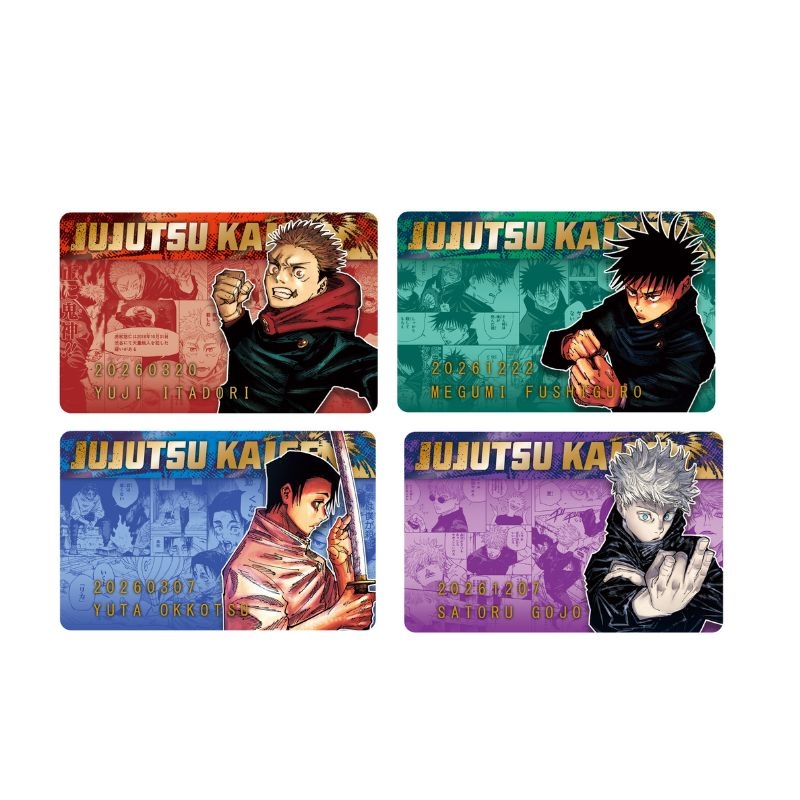 『呪術廻戦』バースデイコレクションカード2026 4枚セット(虎杖悠仁/伏黒恵/乙骨憂太/五条悟) BF1