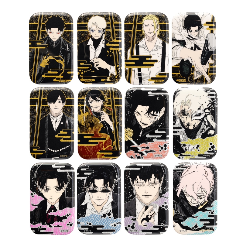 『カグラバチ』蒔絵風スクエア缶バッジコレクション 第1弾 （全12種／ランダム1種入り）