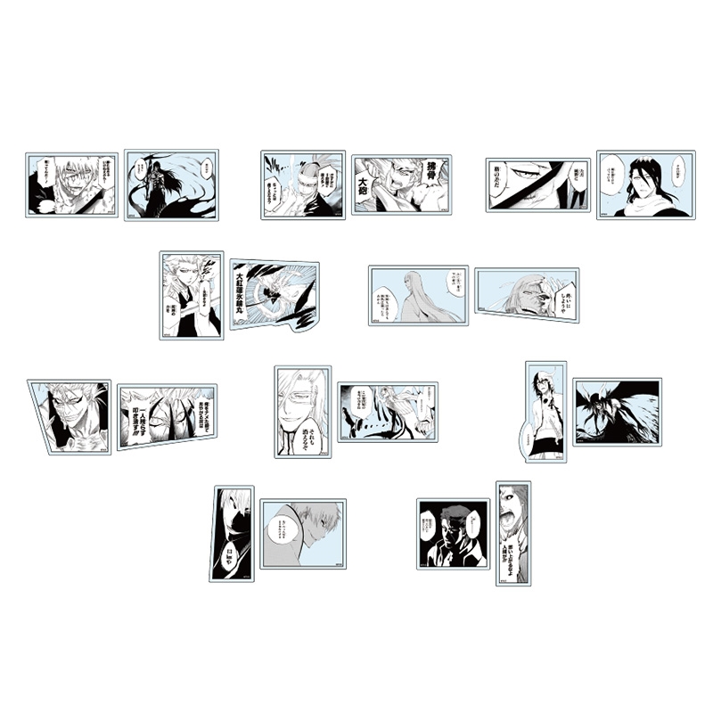 『BLEACH』クリアステッカーコレクション2枚入り 第1弾 （全10組／ランダム1組入り）