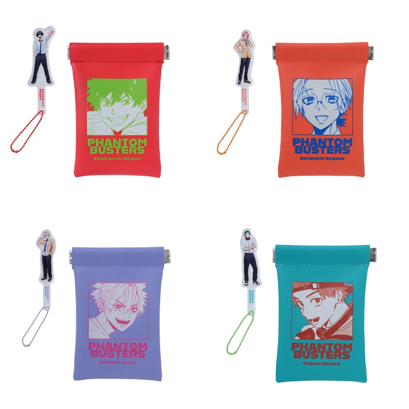『ファントムバスターズ』ミニミニアクリルフォトプロップスコレクション バネぐちポーチ付き （全4種／ランダム1種入り）