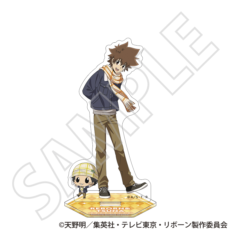 『家庭教師ヒットマン REBORN!』アクリルスタンド／リボーン＆沢田綱吉 ～冬の待ち合わせ～