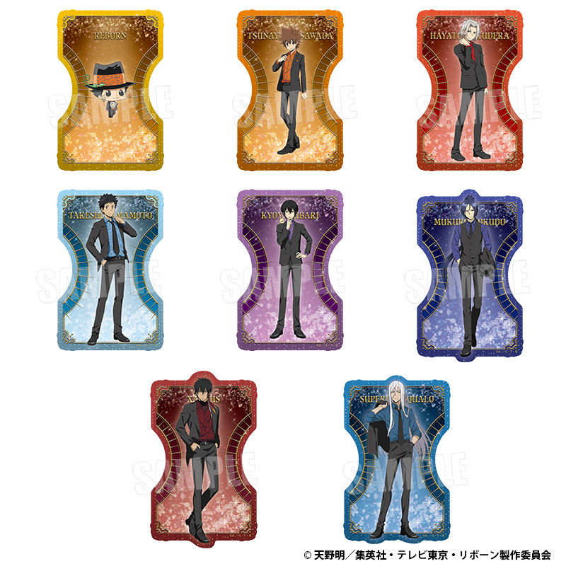 家庭教師ヒットマン REBORN! トレーディングクリアステッカー ボタニカルシャツVer.【セット】