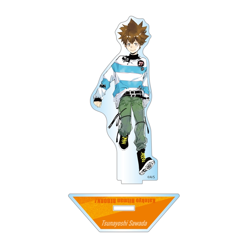 『家庭教師ヒットマンＲＥＢＯＲＮ！』アクリルスタンド　沢田綱吉　天野明展描きおろしｖｅｒ．　＜天野明展＞　ＢＤ２