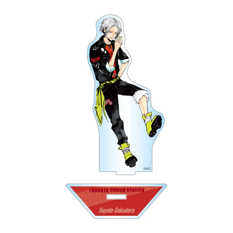 『家庭教師ヒットマンＲＥＢＯＲＮ！』アクリルスタンド　獄寺隼人　天野明展描きおろしｖｅｒ．　＜天野明展＞　ＢＤ２