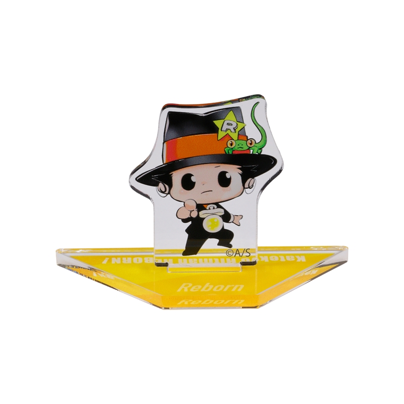 『家庭教師ヒットマンＲＥＢＯＲＮ！』アクリルスタンド　リボーン＆ランボ　天野明展描きおろしｖｅｒ．　＜天野明展＞　ＢＤ２