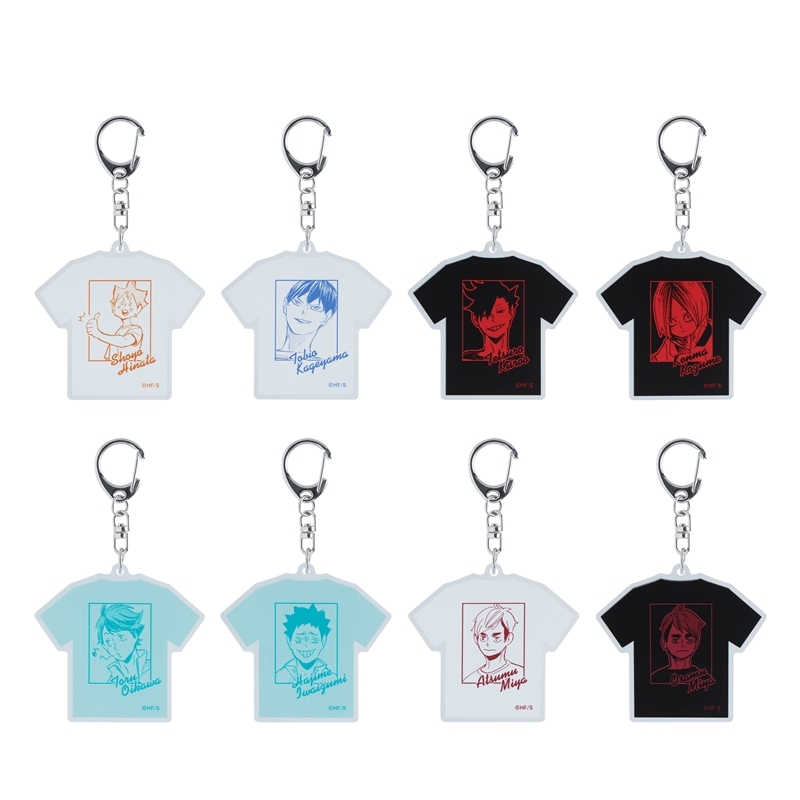 『ハイキュー！！』Ｔシャツキーホルダーコレクション　第２弾　（全８種／ランダム１種入り）　ＢＥ３