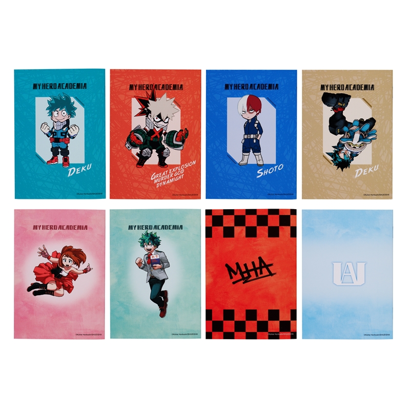 『僕のヒーローアカデミア』ミニノートコレクション　第１弾　（全８種／ランダム１種入り）　ＢＦ１