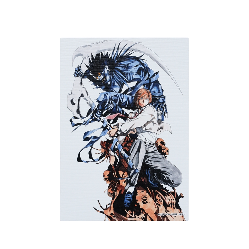 『ＤＥＡＴＨ　ＮＯＴＥ』フルカラーアートボード　（週刊少年ジャンプ２００４年３号センターカラーイラスト）　［ＪＵＭＰ　ＡＲＴ　ＢＯＡＲＤ　ＧＡＬＬＥＲＹ］　ＢＦ１