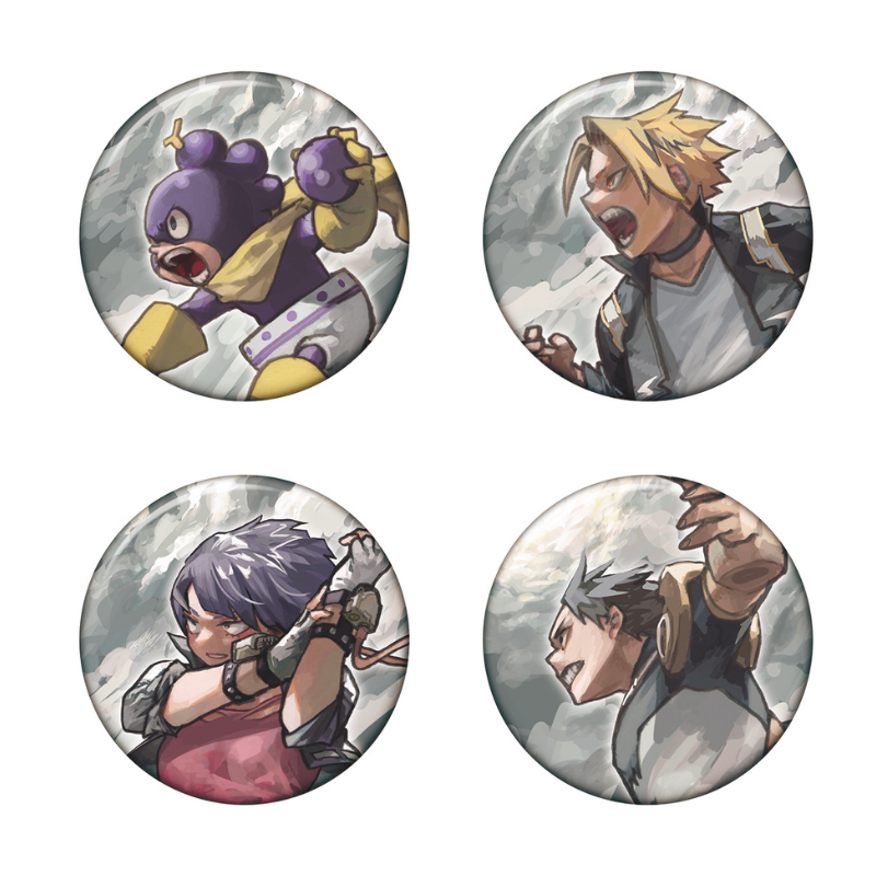 『僕のヒーローアカデミア』コレクション缶バッジ　ＫＥＹ　ＶＩＳＵＡＬ　ＨＥＲＯＥＳ　ＶＳ　ＶＩＬＬＡＩＮＳ　ＳＵＰＲＥＭＥ　（全１６種／ランダム１種入り）　＜僕のヒーローアカデミア原画展＞　ＢＥ２