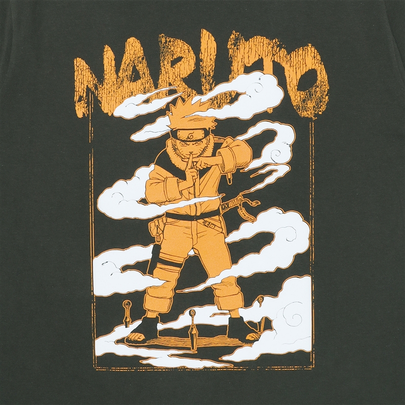 『ＮＡＲＵＴＯーナルトー』発泡プリントＴシャツ　Ｌサイズ　ＢＥ２ Lサイズ