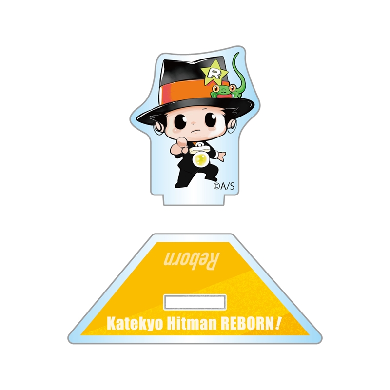 『家庭教師ヒットマンＲＥＢＯＲＮ！』アクリルスタンド　リボーン＆ランボ　天野明展描きおろしｖｅｒ．　＜天野明展＞　ＢＤ２