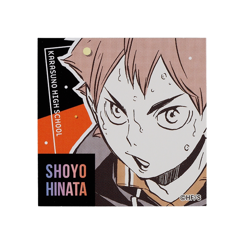 『ハイキュー！！』スクエアステッカーコレクション　第２弾　（全４０種／ランダム４種入り）　ＢＥ４－ＪＳ