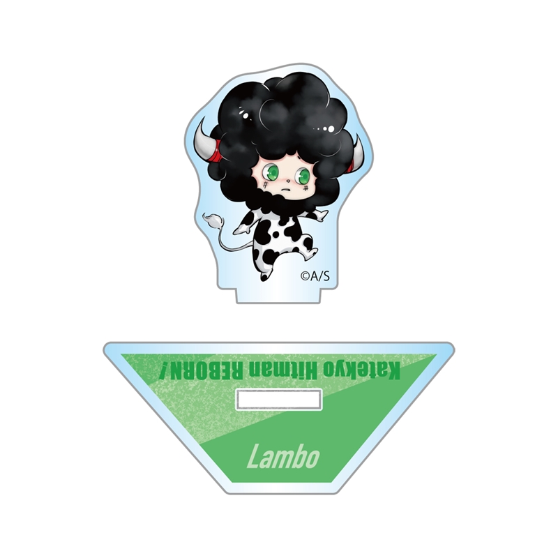 『家庭教師ヒットマンＲＥＢＯＲＮ！』アクリルスタンド　リボーン＆ランボ　天野明展描きおろしｖｅｒ．　＜天野明展＞　ＢＤ２