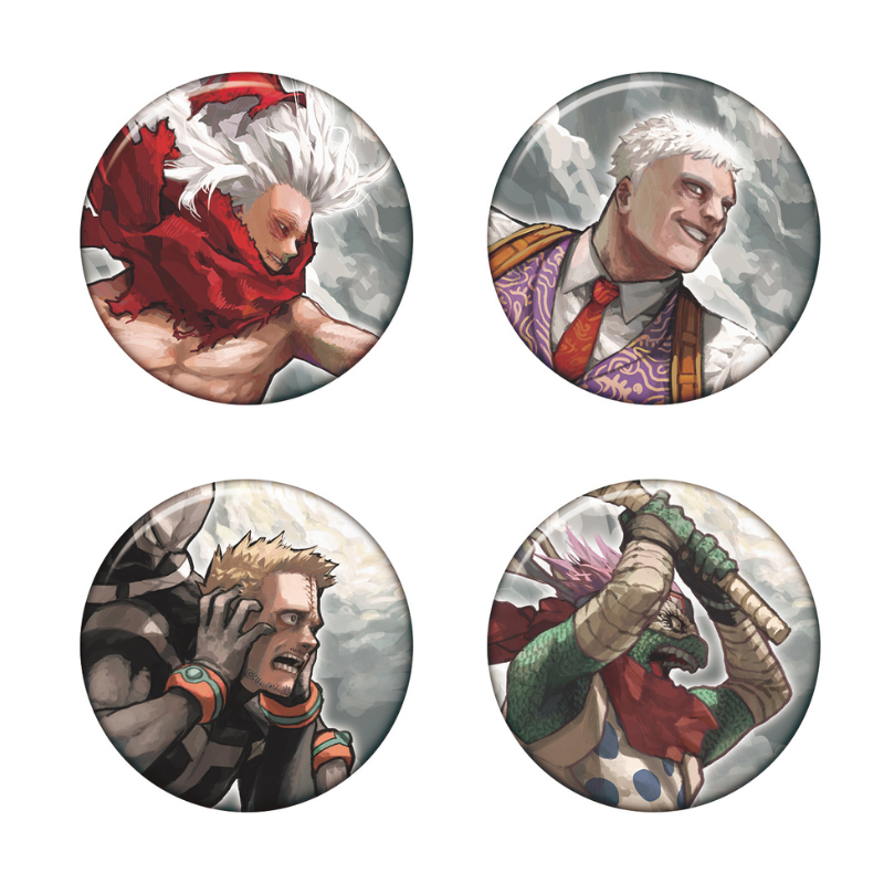 『僕のヒーローアカデミア』コレクション缶バッジ　ＫＥＹ　ＶＩＳＵＡＬ　ＨＥＲＯＥＳ　ＶＳ　ＶＩＬＬＡＩＮＳ　ＳＵＰＲＥＭＥ　（全１６種／ランダム１種入り）　＜僕のヒーローアカデミア原画展＞　ＢＥ２