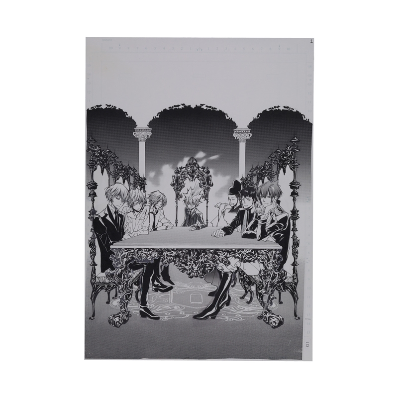 『家庭教師ヒットマンＲＥＢＯＲＮ！』複製原稿４枚セット　ボンゴレ　＜天野明展　東京凱旋＞　ＢＥ４