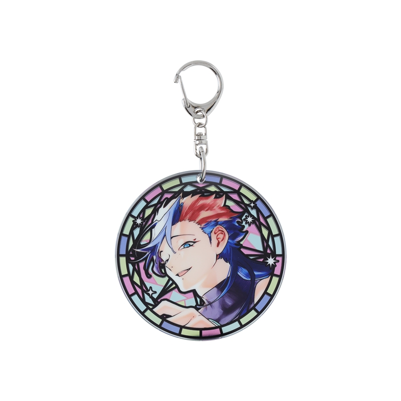 『魔男のイチ』ステンドグラス風キーホルダーコレクション　第１弾　（全５種／ランダム１種入り）　ＢＥ４－ＪＳ