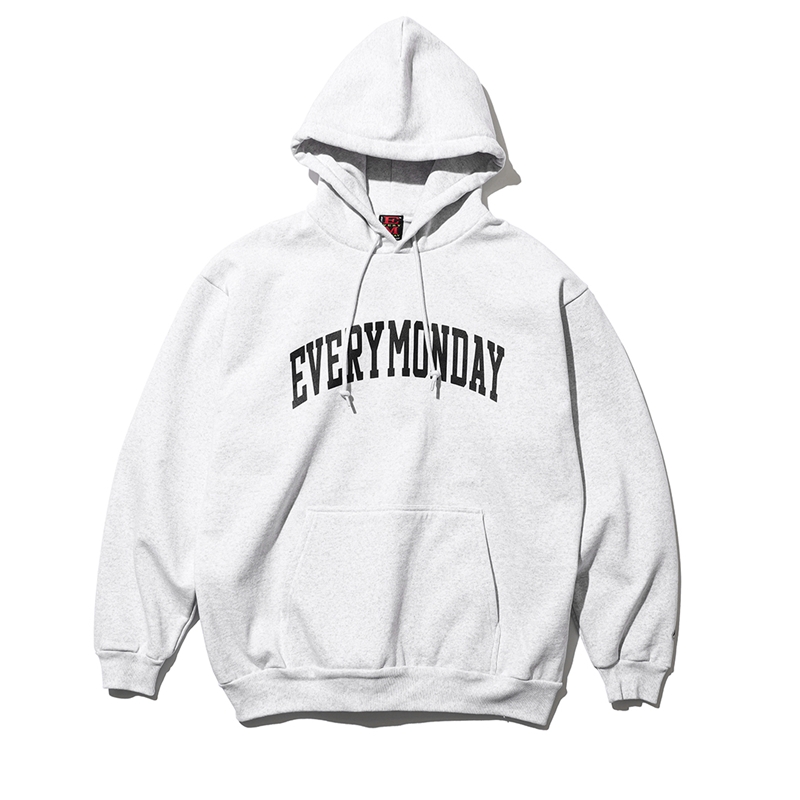 『Ｅｖｅｒｙ　Ｍｏｎｄａｙ』＿カレッジフーディー第二版＿ＧＲＥＹ　Ｌサイズ Lサイズ
