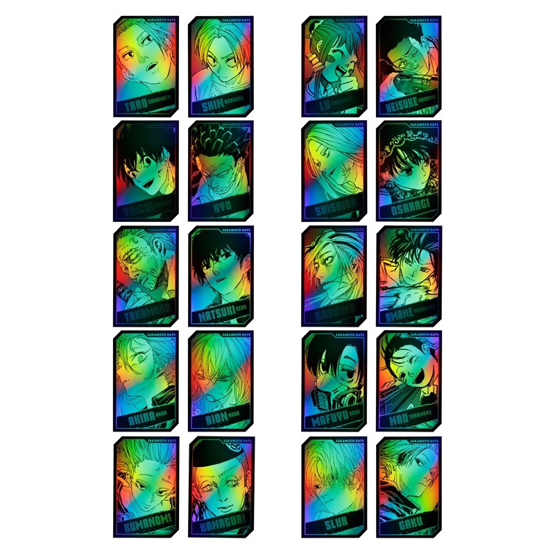 JCS限定『SAKAMOTO　DAYS』キャラクターズホロカードコレクション2枚入り　第1弾　全種セット　（全10組入り）