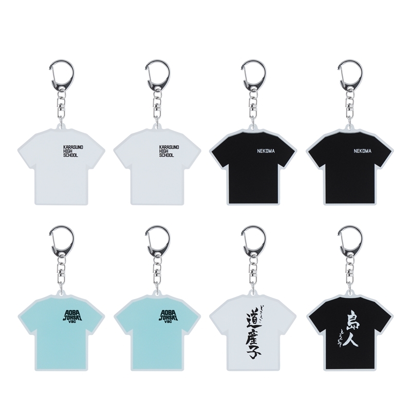 『ハイキュー！！』Ｔシャツキーホルダーコレクション　第２弾　（全８種／ランダム１種入り）　ＢＥ３