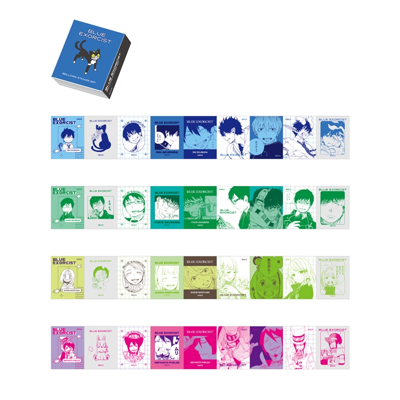 『青の祓魔師』ベローズステッカーセット　ＢＥ４－ＪＳ
