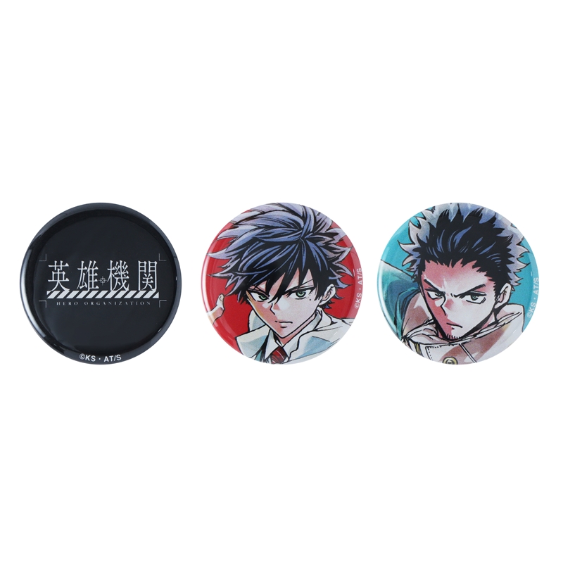 『英雄機関』ｍｉｎｉ缶バッジ３個セット　ＢＦ１－ＪＮＰＧ