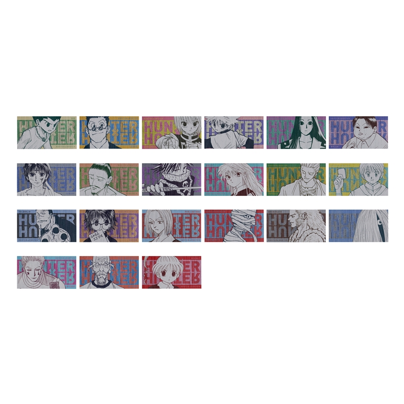 ＪＣＳ限定　『ＨＵＮＴＥＲ×ＨＵＮＴＥＲ』キャラクターズコレクションカード　第１弾　全種セット　（全２１種入り）　ＢＦ１