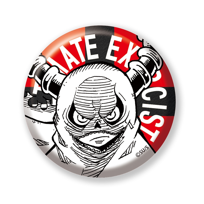 完全受注生産「週刊少年ジャンプ」オールスター缶バッジ　『悪祓士のキヨシくん』　第１弾　［１０　三途川涅槃＆ジャック＝ジョー＝ニィル＝バーナ］　ＢＦ１