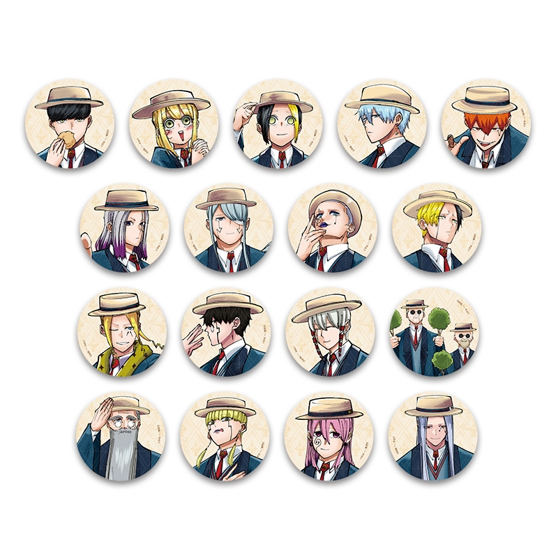 『マッシュルーMASHLE−』缶バッチ(描きおろし)