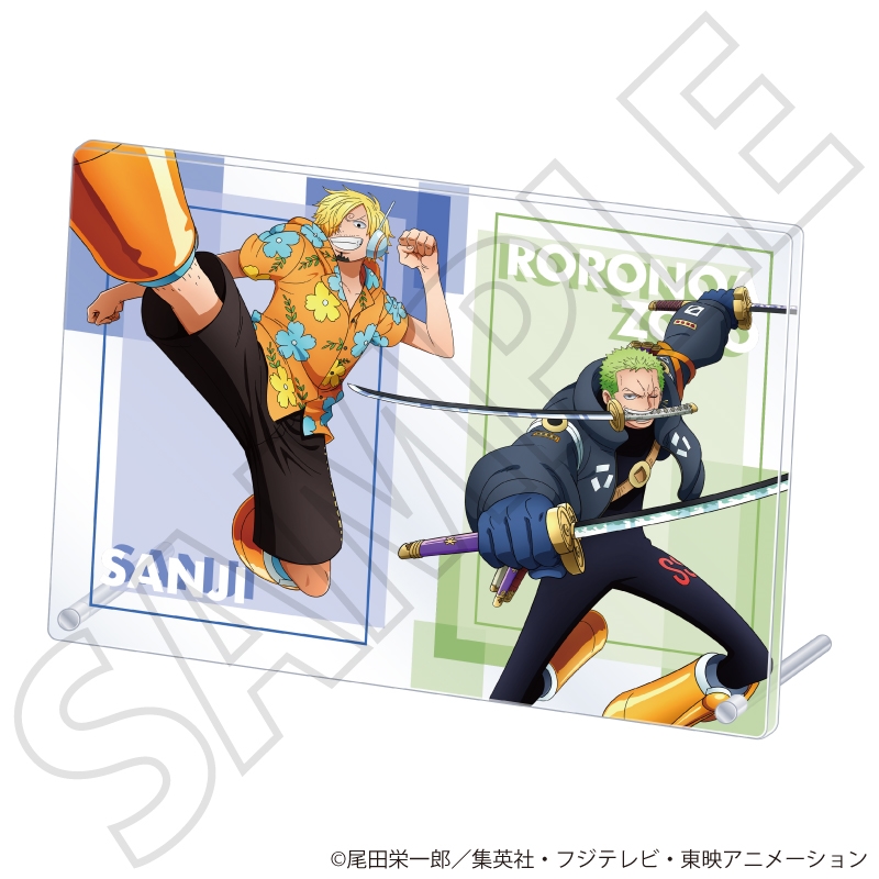 『ＯＮＥ　ＰＩＥＣＥ』アクリルアートパネル／ゾロ・サンジ　エッグヘッド編