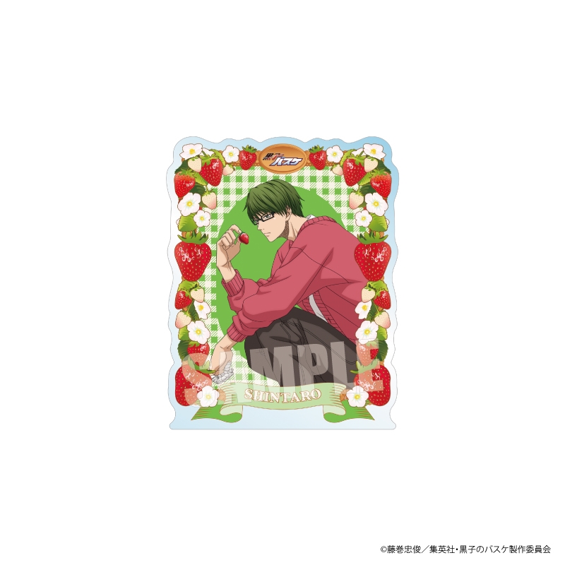 黒子のバスケ　ダイカットアクリルブロック「緑間真太郎」Ｓｔｒａｗｂｅｒｒｙ　Ｖｅｒ．