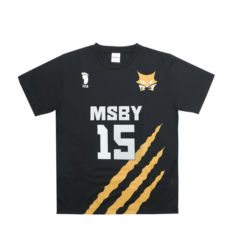 『ハイキュー！！』ユニフォーム　ブラックジャッカル　佐久早聖臣モデル　Ｍサイズ　ＢＸ４