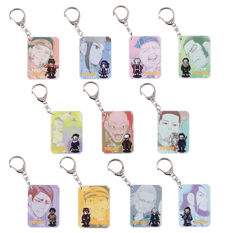 『ゴールデンカムイ』シックアクリルキーホルダーコレクション(全11種)<ゴールデンカムイ展> BB2