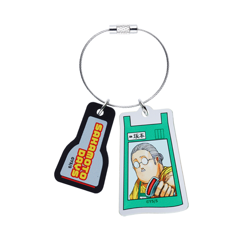 『ＳＡＫＡＭＯＴＯ　ＤＡＹＳ』モチーフ２連アクリルキーホルダー　坂本太郎　ＢＢ４−ＪＦ