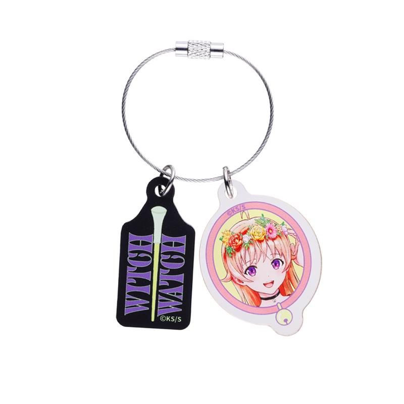 『ウィッチウォッチ』モチーフ２連アクリルキーホルダー　若月ニコ　ＢＢ４−ＪＦ