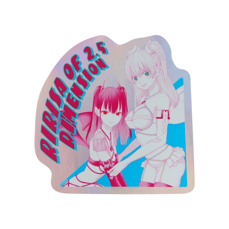 『2.5次元の誘惑』オーロラシャインステッカー(100×100mm以内変形サイズ) BC4−JNPG