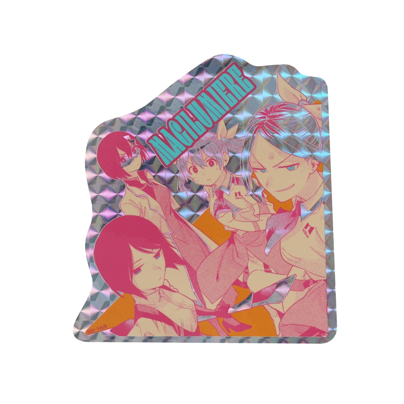 『株式会社マジルミエ』オーロラシャインステッカー（１００×１００ｍｍ以内変形サイズ）　ＢＣ４−ＪＮＰＧ