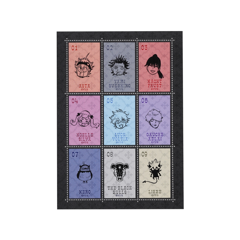 『ブラッククローバー』切手風シール BC4−JF