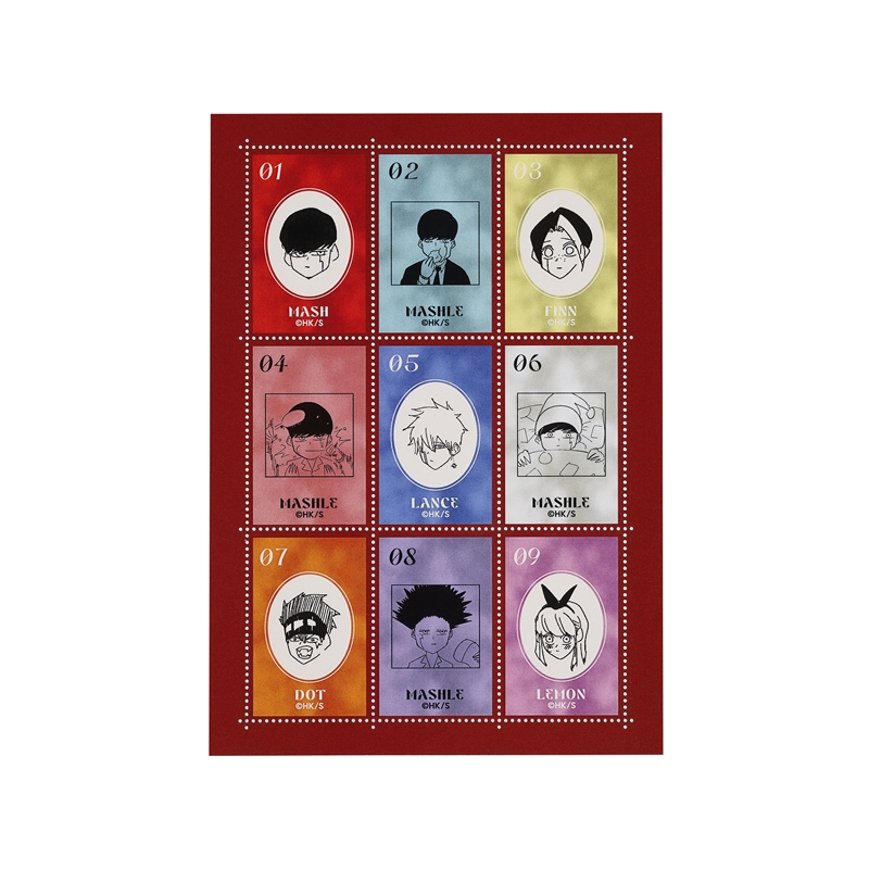 【ＪＡＳ】『マッシュル−ＭＡＳＨＬＥ−』切手風シール　ＢＣ４−ＪＦ