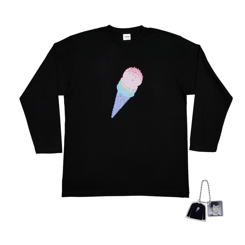 『ワールドトリガー』ロングＴシャツ　フリーサイズ　チャーム付き【アイスクリーム】　ＢＤ１