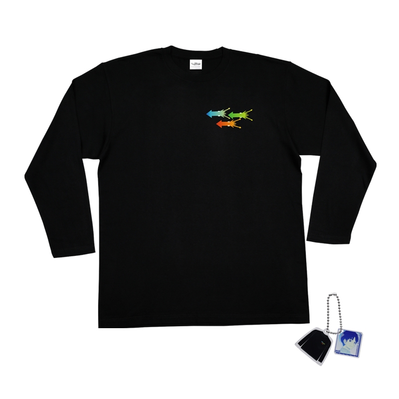『ワールドトリガー』ロングＴシャツ　フリーサイズ　チャーム付き【イカ←←←】　ＢＤ１