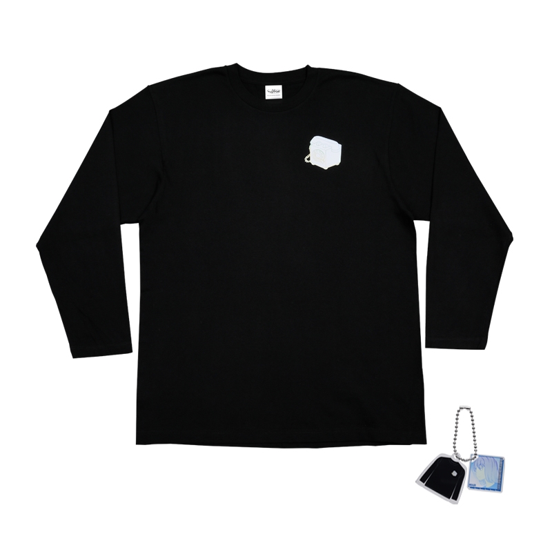 『ワールドトリガー』ロングＴシャツ　フリーサイズ　チャーム付き【キューブ（電話）】　ＢＤ１