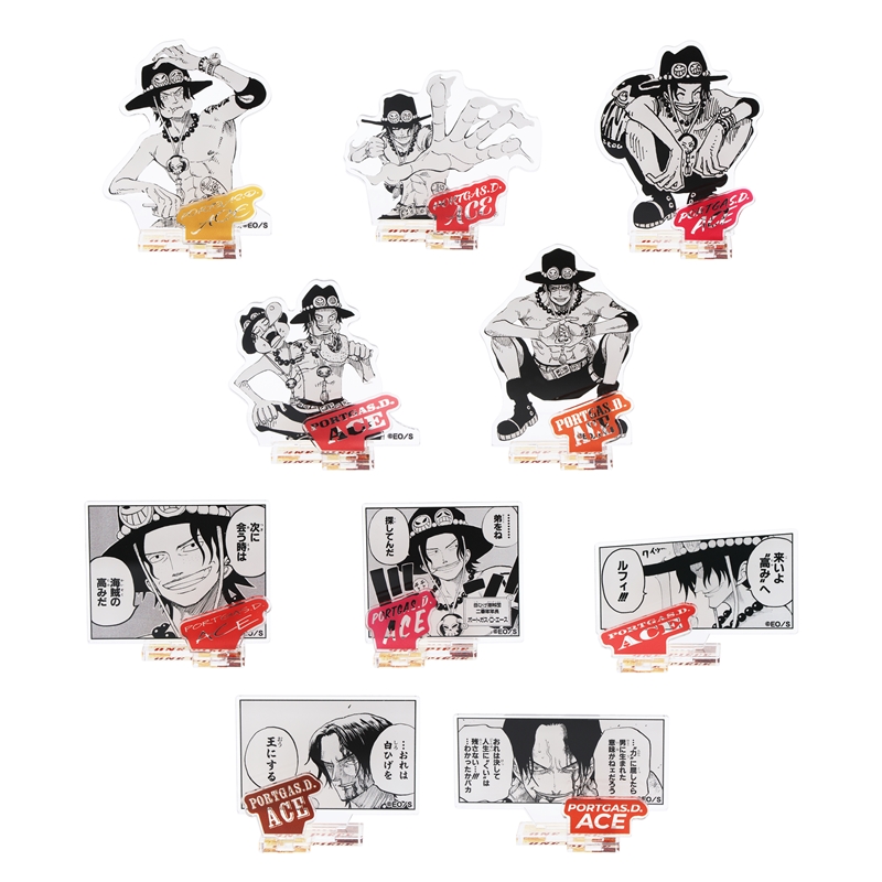 『ONE PIECE』アクリルフィギュアコレクション“HEROES” ポートガス・D・エース Vol.1 (全10種/ランダム1種入り) BD1