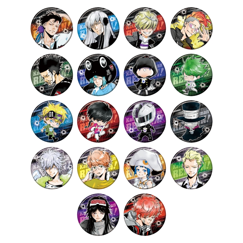 『家庭教師ヒットマンＲＥＢＯＲＮ！』コレクション缶バッジ　天野明展描きおろしｖｅｒ．−Ｂ−　（全１８種／ランダム１種入り）　＜天野明展＞　ＢＤ２