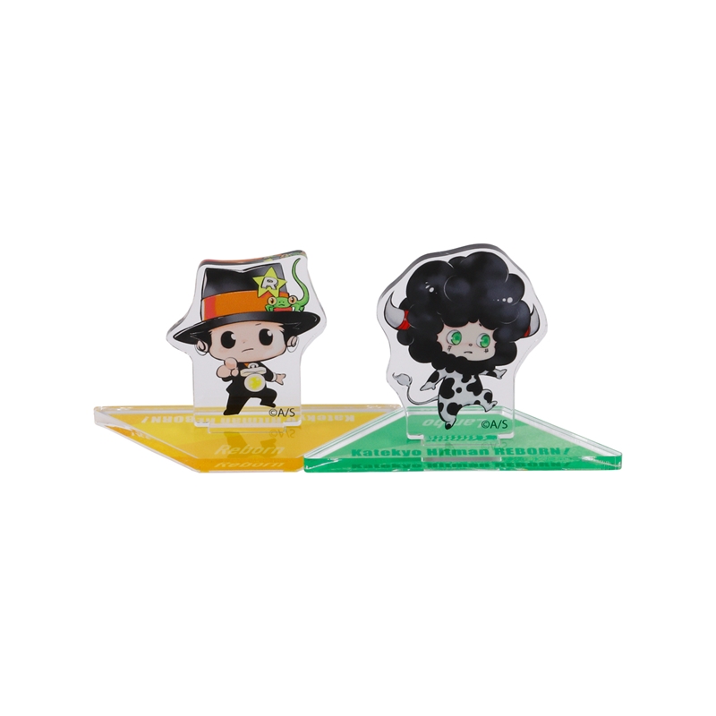 『家庭教師ヒットマンＲＥＢＯＲＮ！』アクリルスタンド　リボーン＆ランボ　天野明展描きおろしｖｅｒ．　＜天野明展＞　ＢＤ２