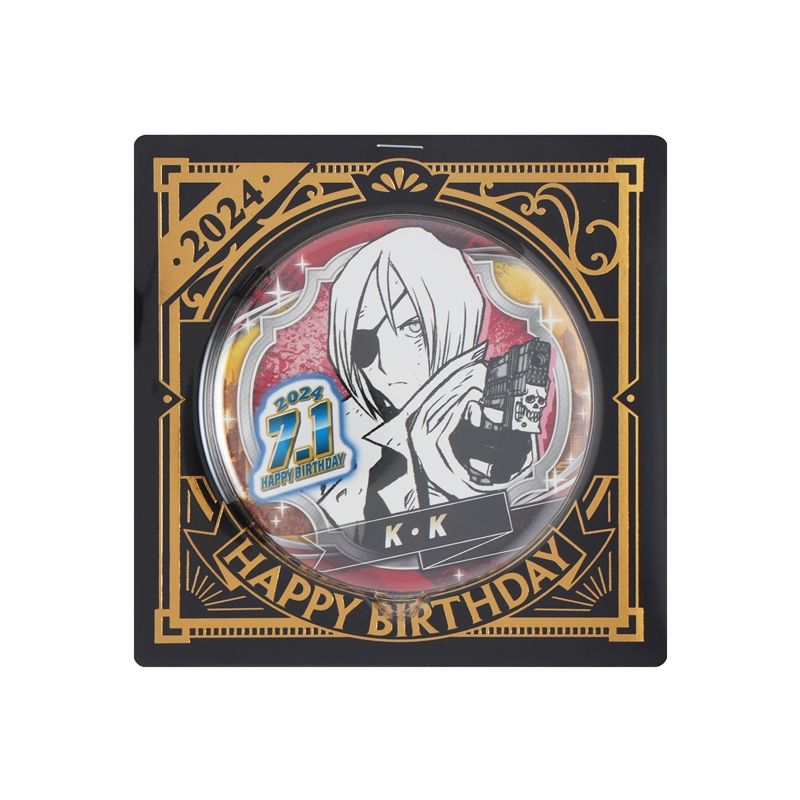 『血界戦線 Back 2 Back』バースデイ缶バッジ K・K BD3