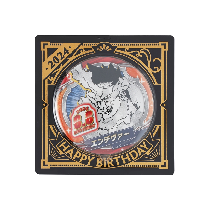 『僕のヒーローアカデミア』バースデイ缶バッジ エンデヴァー BD3