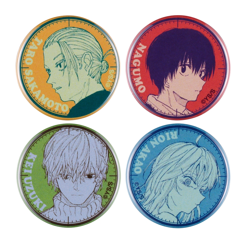 『SAKAMOTO DAYS』缶マグネット4個セット BD3