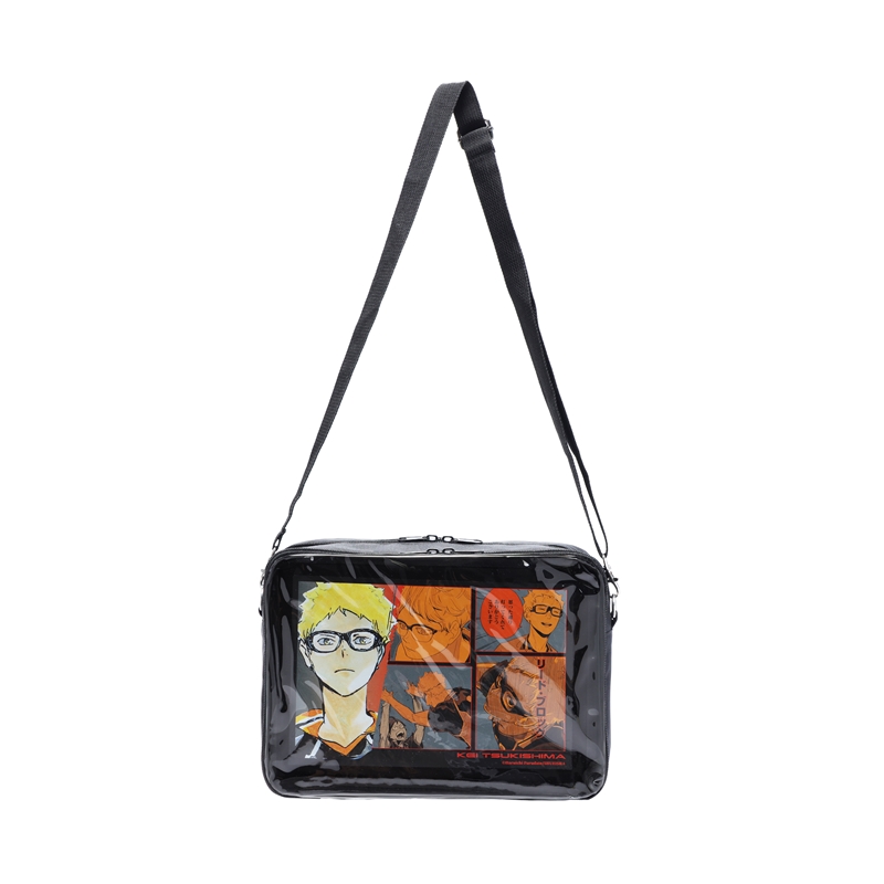 『ハイキュー!!』魅せ窓☆ショルダーバッグ (特製アクリルチャーム付き) 月島蛍 BD3