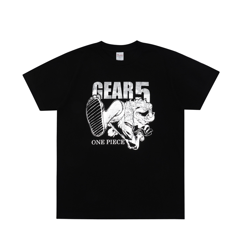 『ONE PIECE』箔プリントTシャツ (ギア5 ルフィ) Sサイズ BD3