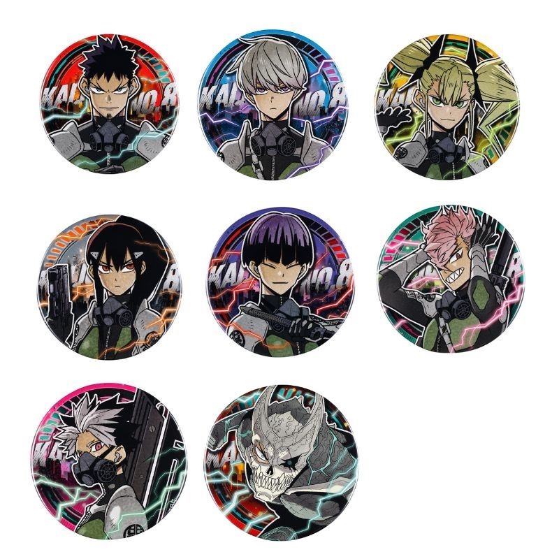 『怪獣8号』コレクション缶バッジ 怪獣8号展描きおろしver. (全8種/ランダム1種入り) <怪獣8号展> BD3